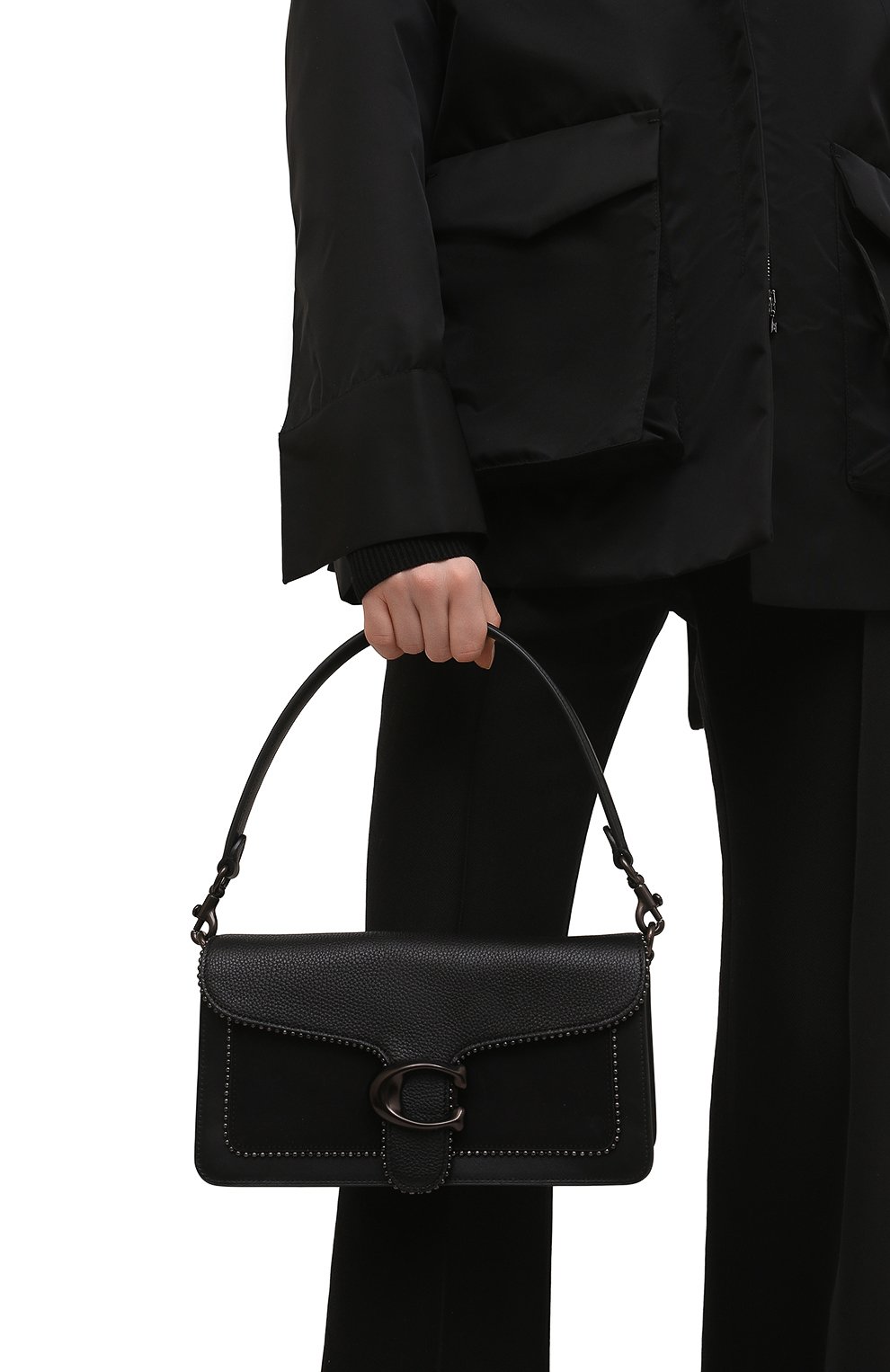 Сумка tabby small COACH черного цвета по цене 54550 руб., арт. 5601, фото 2 Сумка tabby small COACH, арт. 5601, фото 2