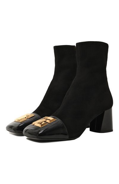 Кожаные ботильоны edna 75 BALMAIN, арт. DN1TE036/LCSV, фото 1