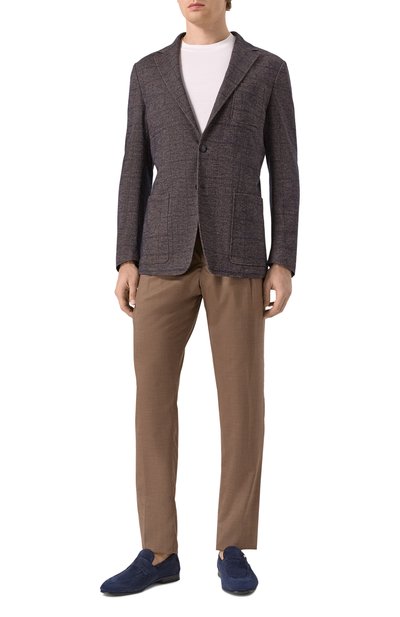 Пиджак из шерсти и хлопка CANALI, арт. J0147/JJ02554, фото 3