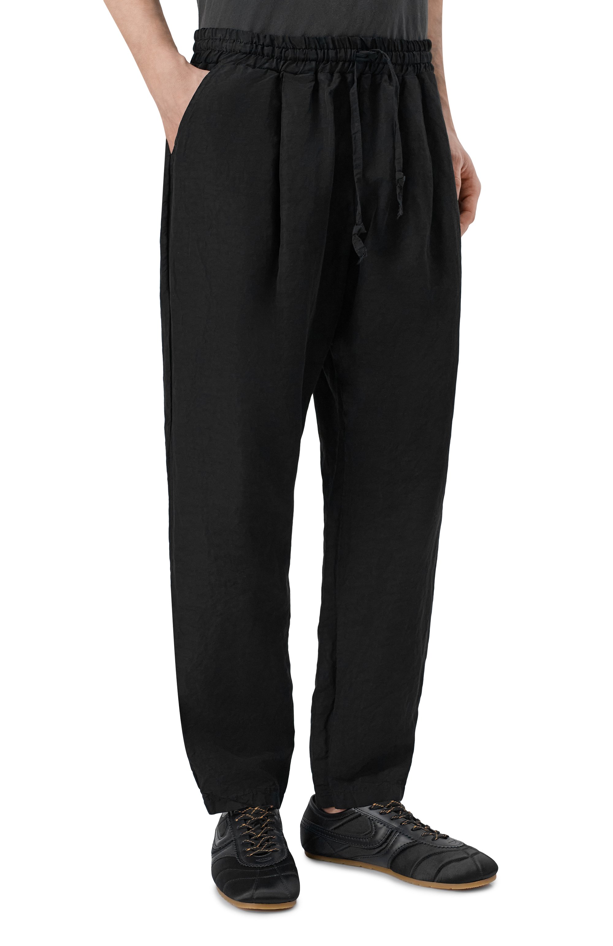 Брюки NEVER ENOUGH черного цвета по цене 39950 руб., арт. 2B5M019-148/MPA020 W138, фото 3 Брюки NEVER ENOUGH, арт. 2B5M019-148/MPA020 W138, фото 3