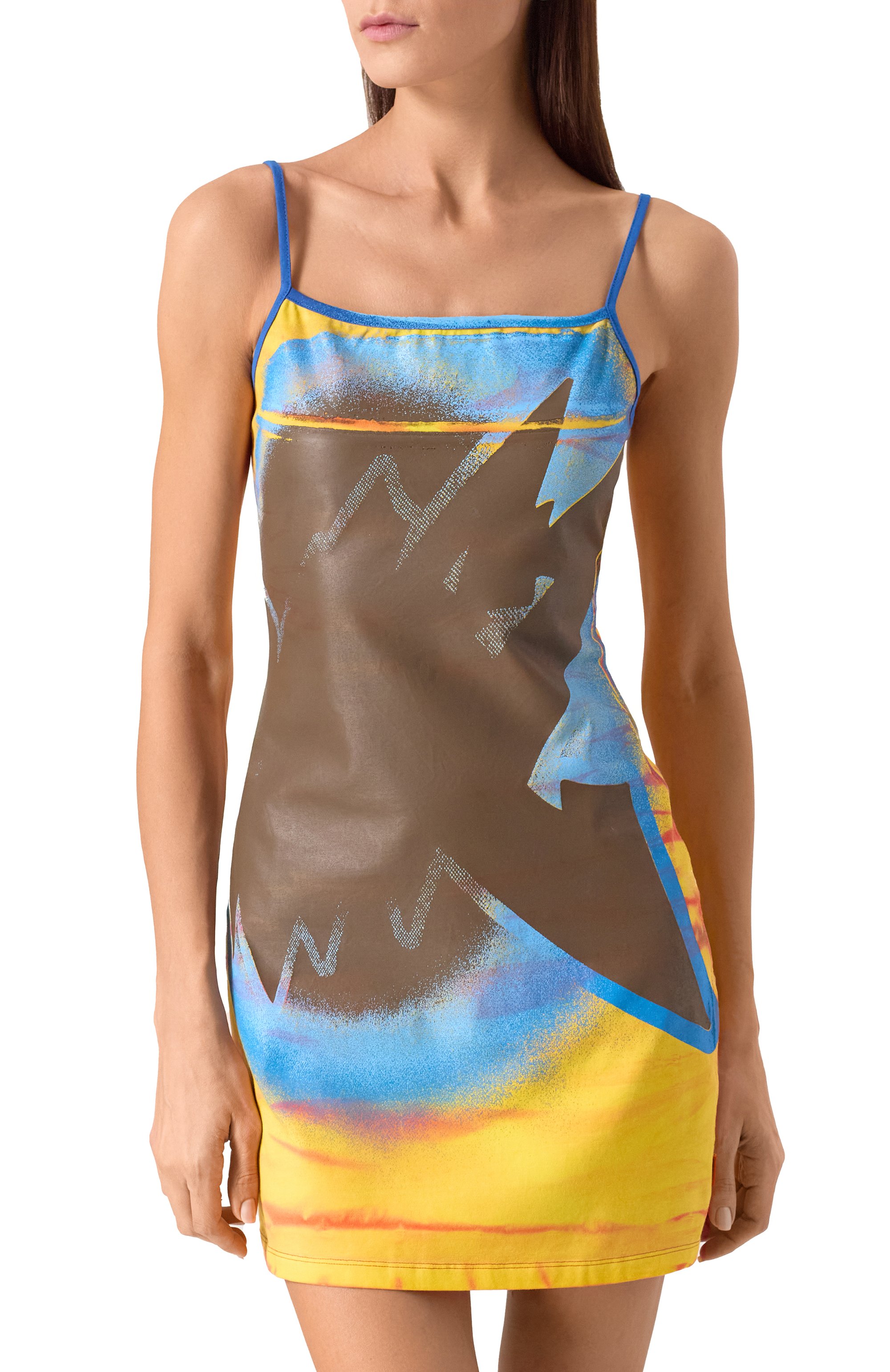 Хлопковое платье DIESEL, арт. A17597/0HQAS, фото 3