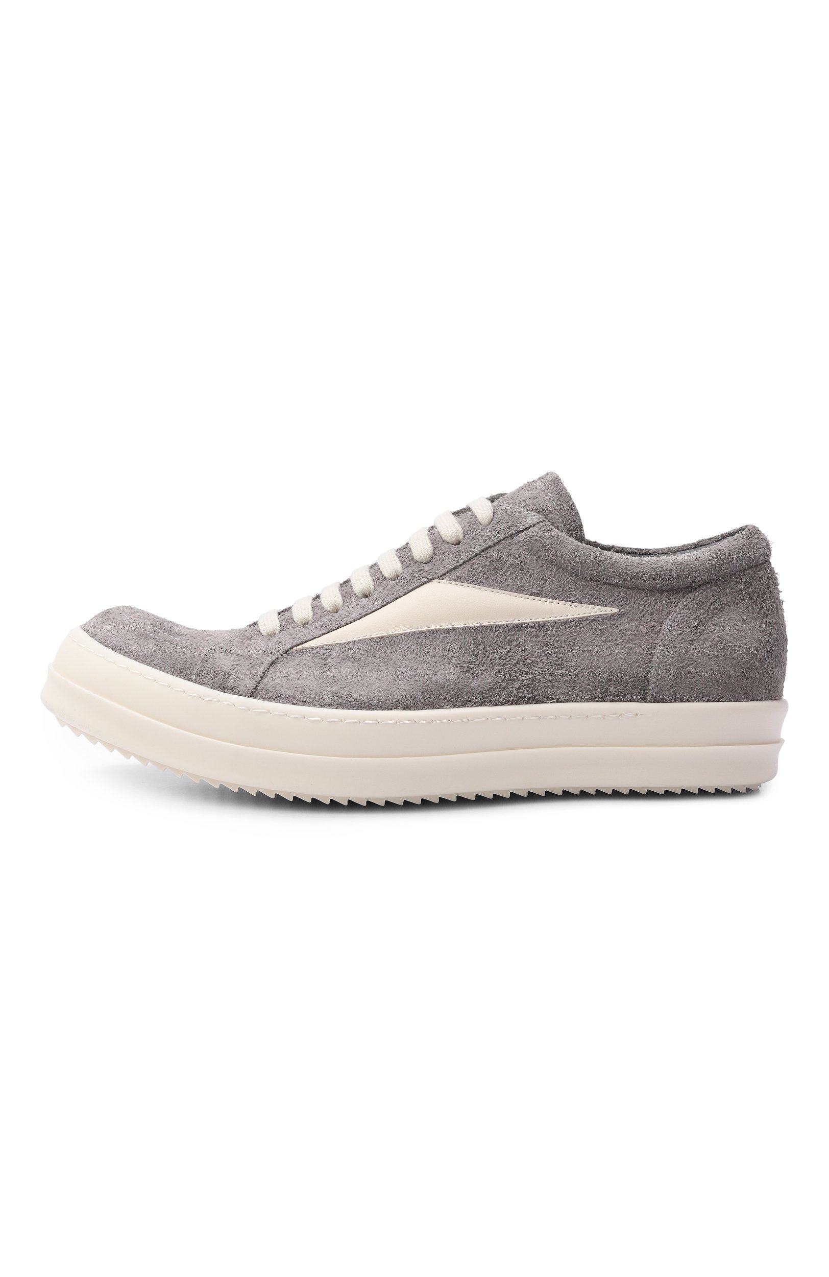 Замшевые кеды lido vintage RICK OWENS серого цвета по цене 99500 руб., арт. RU02F4897/LVSHC0, фото 3 Замшевые кеды lido vintage RICK OWENS, арт. RU02F4897/LVSHC0, фото 3