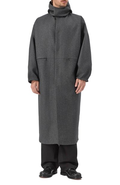 Шерстяное пальто HEVO, арт. ALBER0NA L130K/I740, фото 3