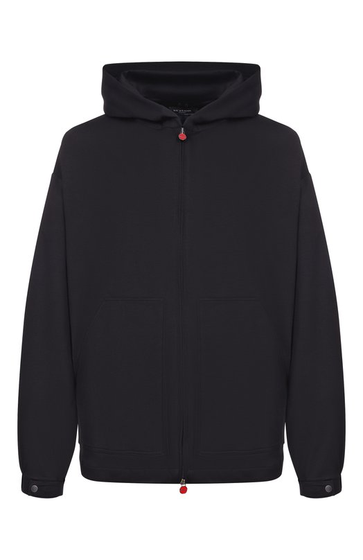 Хлопковая толстовка Kiton UMC015K06R49 Чёрный UMC015K06R49