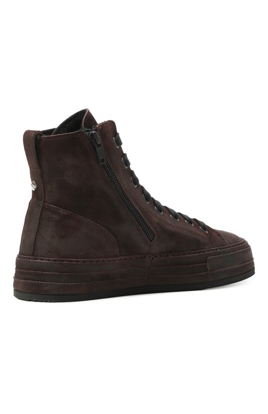 Замшевые кеды Orvo Ann Demeulemeester B0012570/LT182 Коричневый  B0012570/LT182 Фото 5