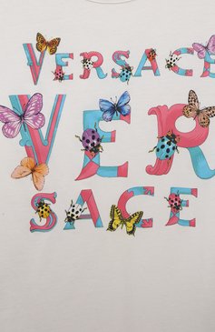 Хлопковая футболка VERSACE, арт. 1009092/1A08135/8A-14A, фото 1