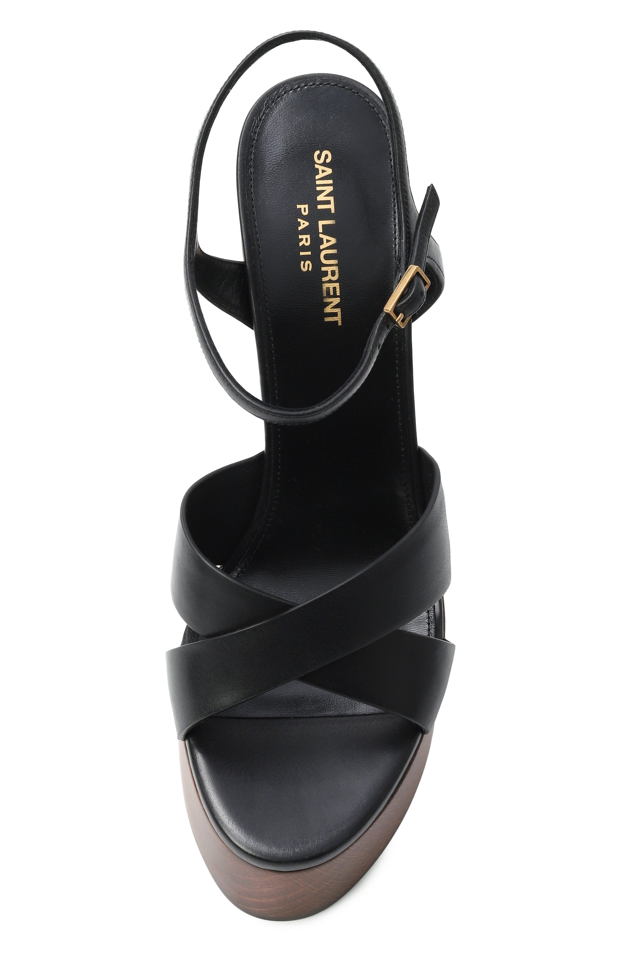 Кожаные босоножки bianca SAINT LAURENT, арт. 775117/DWE00, фото 6