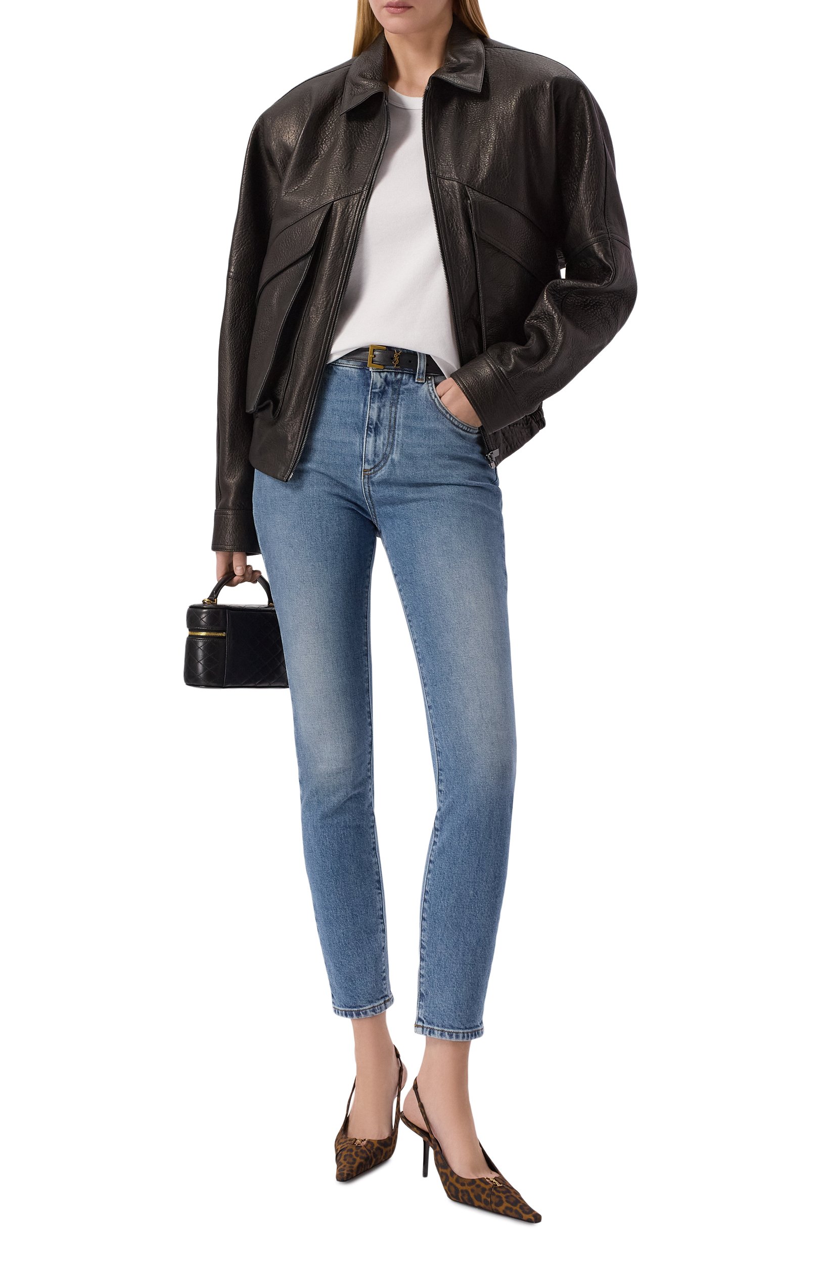 Текстильные туфли babylone SAINT LAURENT, арт. A001KI/AAC9R, фото 3
