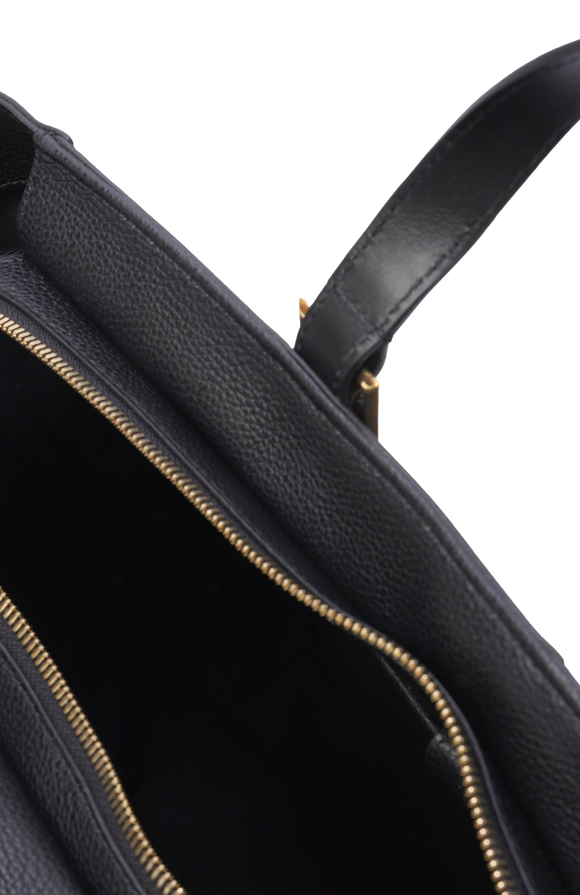 Сумка-тоут enveloppe medium LANCEL черного цвета по цене 88650 руб., арт. A14021, фото 5 Сумка-тоут enveloppe medium LANCEL, арт. A14021, фото 5