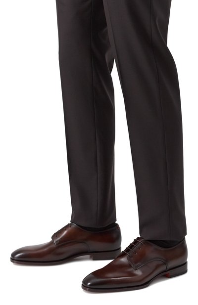 Кожаные дерби adrian SANTONI, арт. MCAG19026JC6BNTG, фото 3