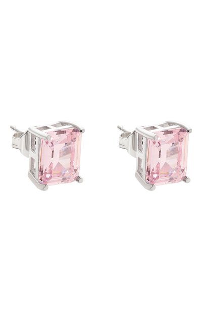 Серьги pink baguette BLUEJAY розового цвета по цене 11000 руб., арт. BEA-PBG, фото 3 Серьги pink baguette BLUEJAY, арт. BEA-PBG, фото 3