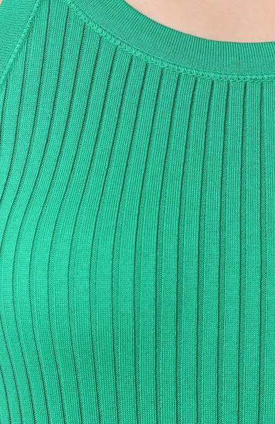 Однотонный хлопковый топ фактурной вязки RALPH LAUREN, арт. 290710192, фото 5