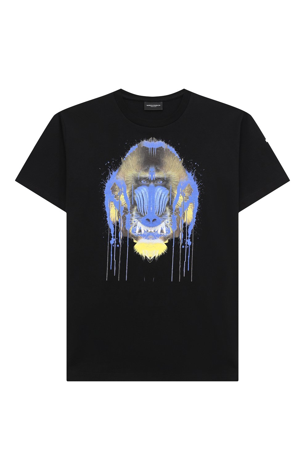 Хлопковая футболка MARCELO BURLON KIDS OF MILAN, арт. 21E/B/MB/1102/0010/2-6Y, фото 1