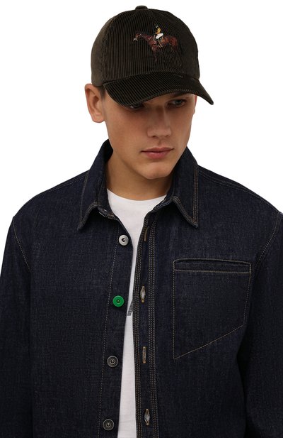 Хлопковая бейсболка RALPH LAUREN, арт. 790850573, фото 2