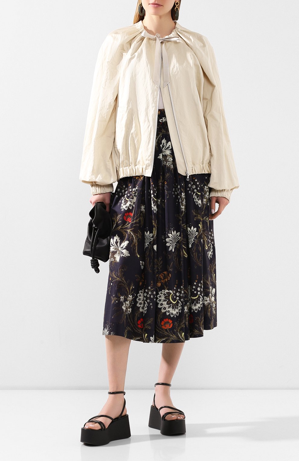 Куртка DRIES VAN NOTEN кремового цвета по цене 87700 руб., арт. 201-10574-9160, фото 2 Куртка DRIES VAN NOTEN, арт. 201-10574-9160, фото 2