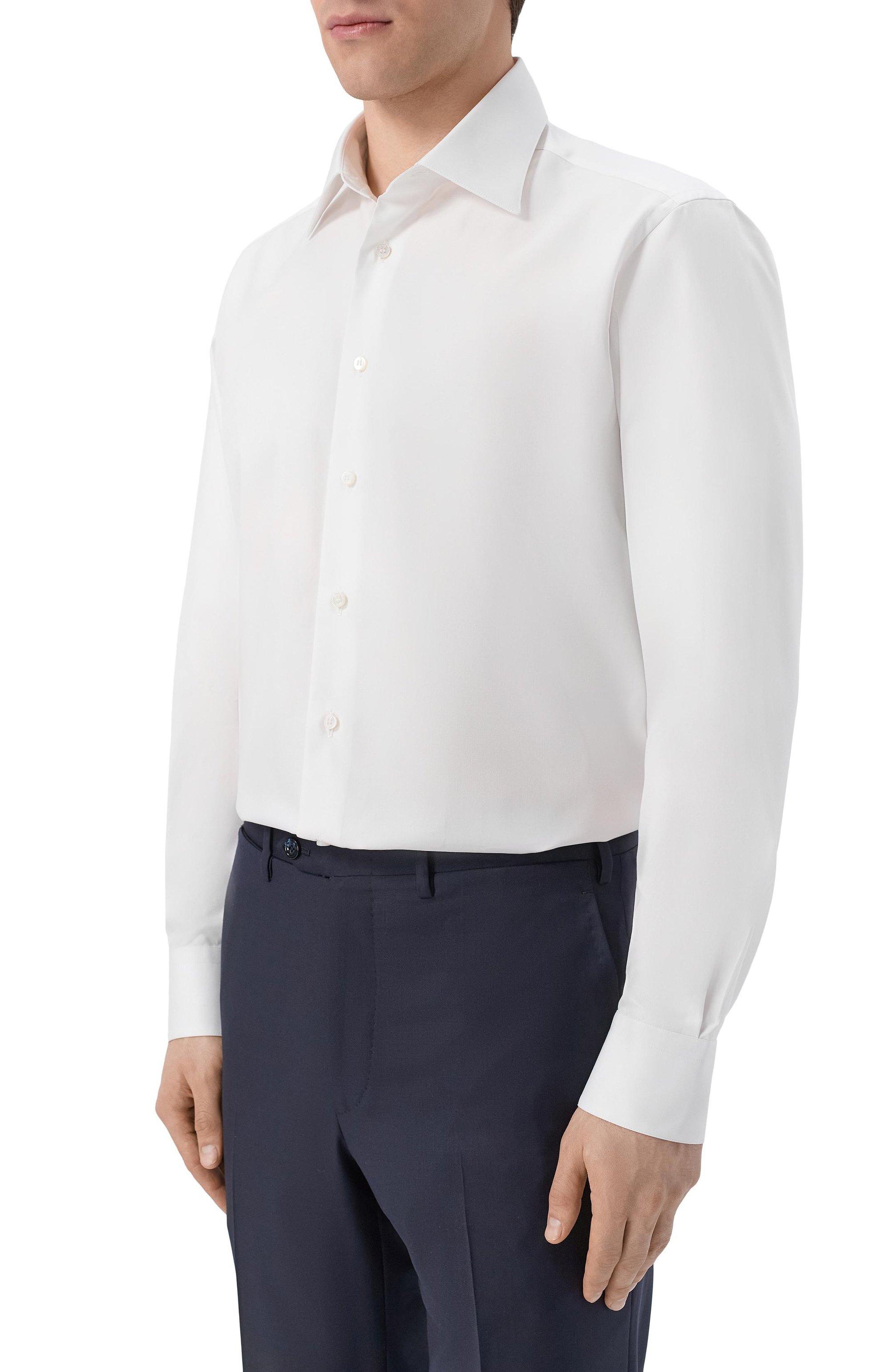 Хлопковая сорочка ZILLI, арт. F0RF01M010059654U, фото 3