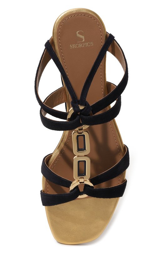 Кожаные сандалии Skorpios Синий, фото 6