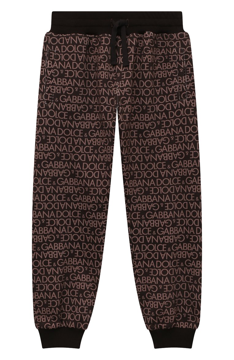 Хлопковые джоггеры DOLCE & GABBANA, арт. L4JPFE/HS7MN/8-14, фото 1