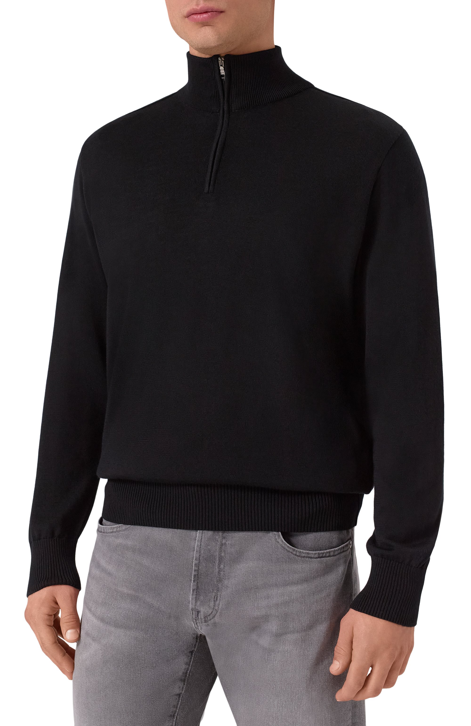 Джемпер из шерсти и лиоцелла PAUL&SHARK черного цвета по цене 56850 руб., арт. 15311164, фото 3 Джемпер из шерсти и лиоцелла PAUL&SHARK, арт. 15311164, фото 3