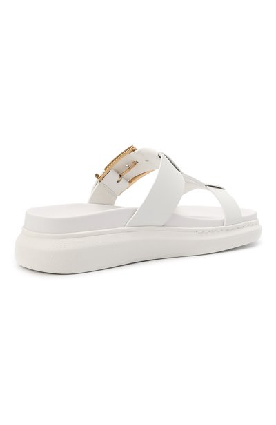 Кожаные шлепанцы ALEXANDER MCQUEEN, арт. 621830/WHXZB, фото 4