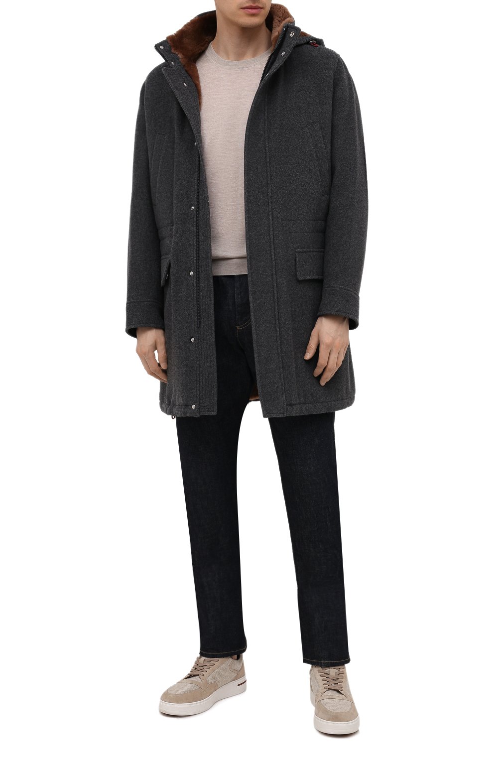 Джемпер из кашемира и шелка BRUNELLO CUCINELLI, арт. M2300100, фото 2