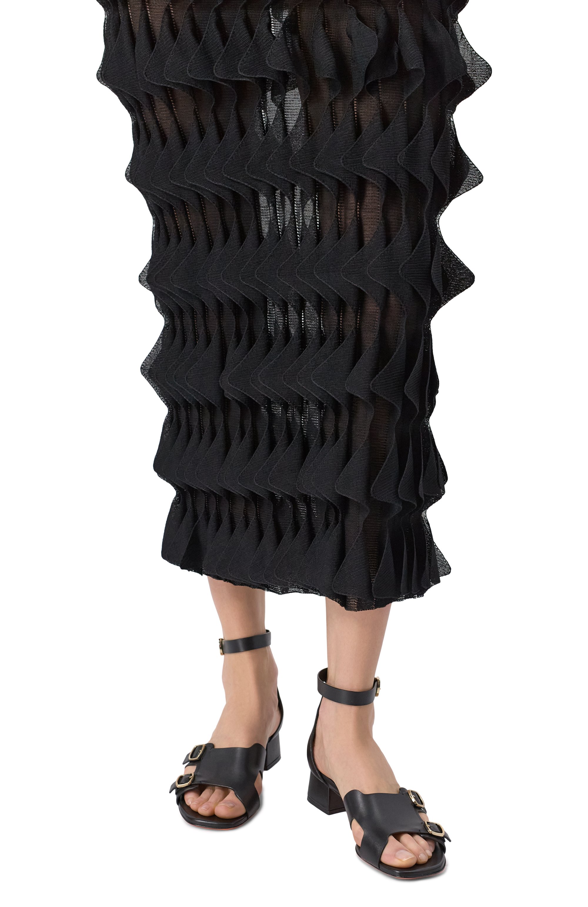 Кожаные босоножки SANTONI, арт. WHVG71606HA2TLGA, фото 3