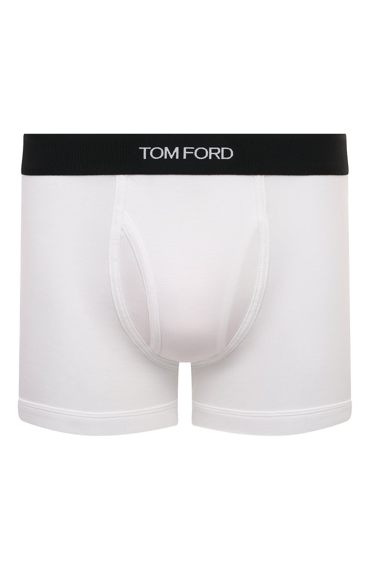 Мужские боксеры TOM FORD белого цвета, арт. T4LC3/141 | Фото 1 (Нос: Не проставлено; Материал внешний: Синтетический материал, Хлопок; Материал сплава: Проставлено; Кросс-КТ: бельё; Мужское Кросс-КТ: Трусы; Трусы М: Боксеры)