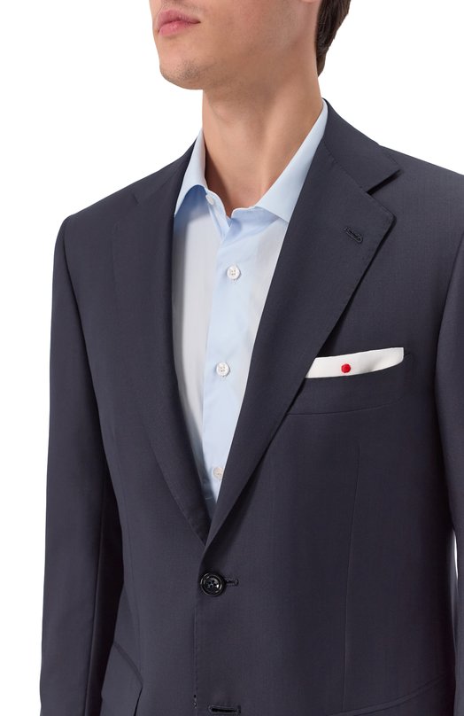 Шерстяной костюм Kiton UA81K0127003 Синий  UA81K0127003 Фото 6
