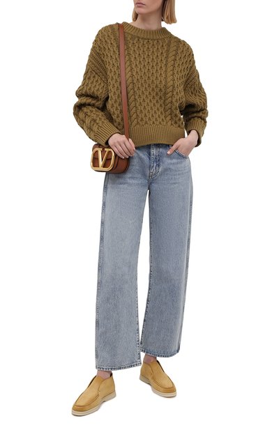 Замшевые ботинки open walk LORO PIANA, арт. FAE9959, фото 2