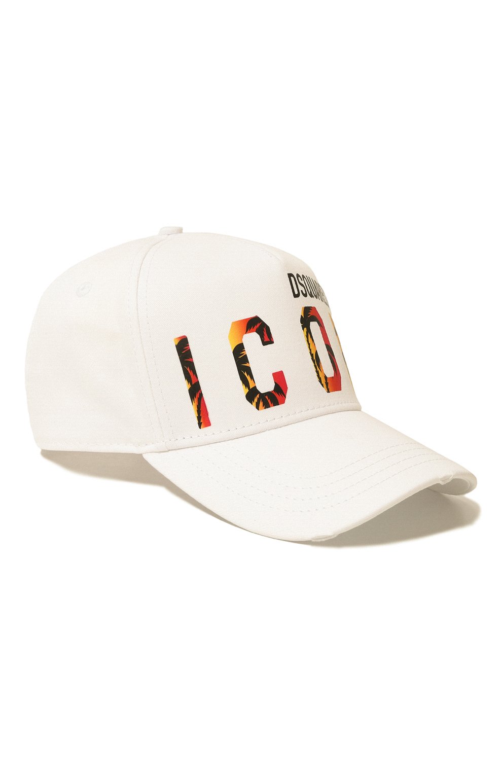 Хлопковая бейсболка icon DSQUARED2 белого цвета по цене 29950 руб., арт. BCM0668 05C00001, фото 1 Хлопковая бейсболка icon DSQUARED2, арт. BCM0668 05C00001, фото 1