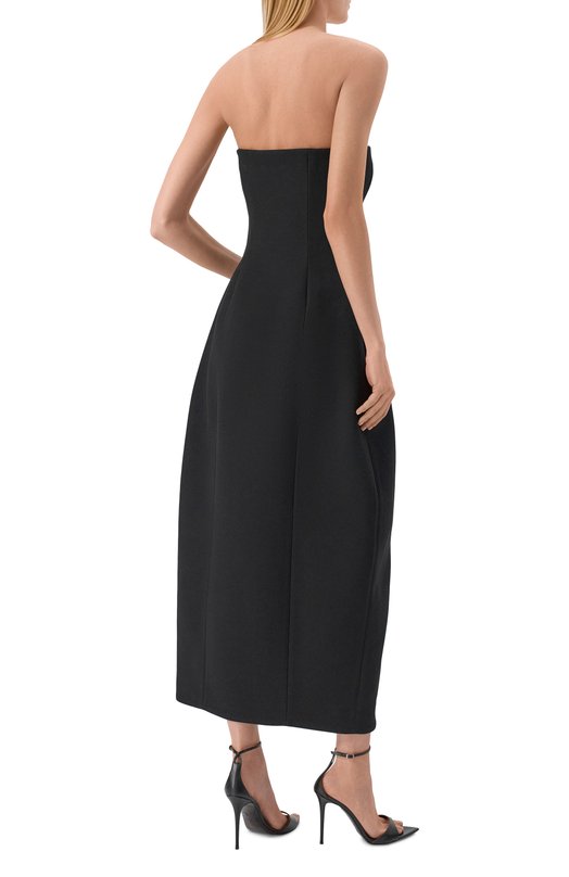 Шерстяное платье Alaia AA9R2832W132C Чёрный  AA9R2832W132C Фото 3