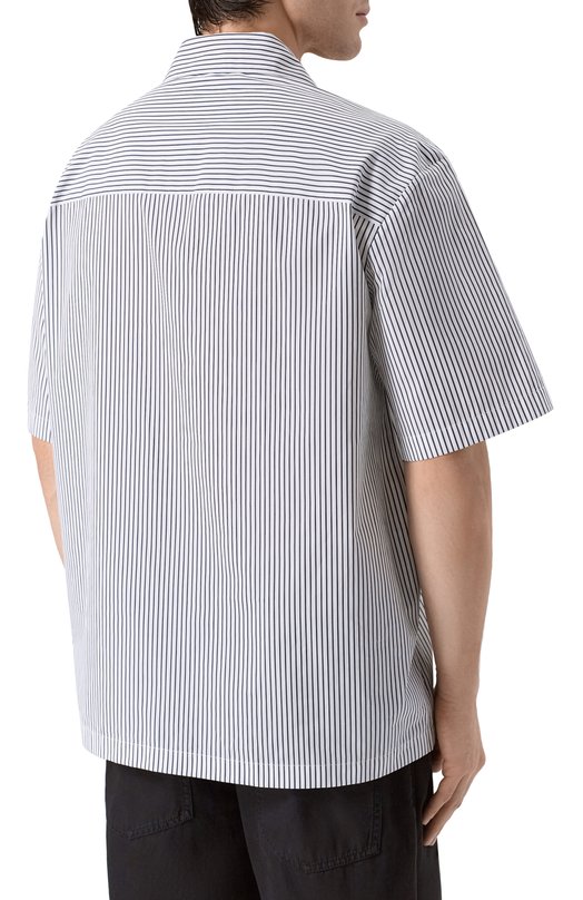 Хлопковая рубашка Jil Sander J22DL0341/J45327 Разноцветный  J22DL0341/J45327 Фото 4