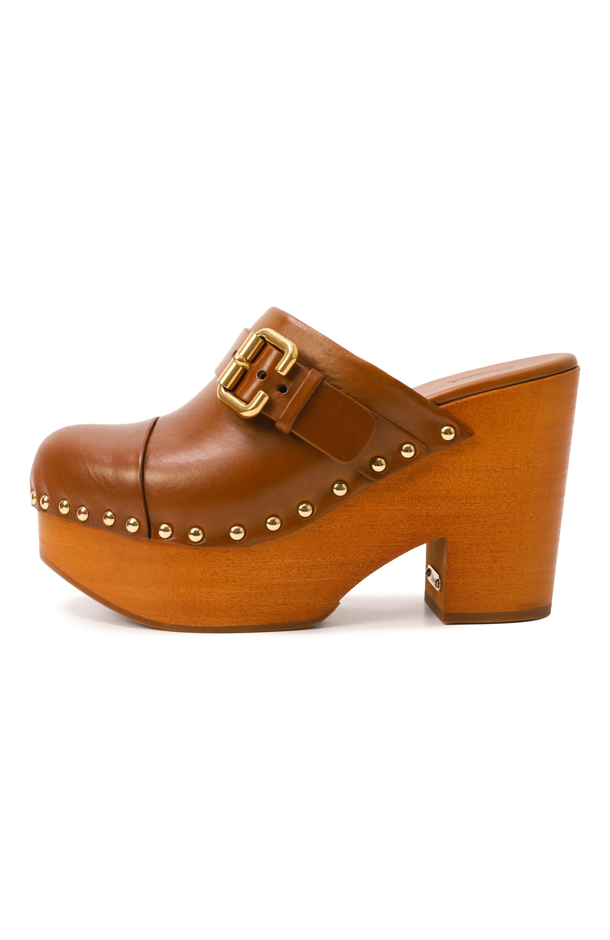 Кожаные сабо jeannette CHLOÉ, арт. CHC24A02TLT, фото 4