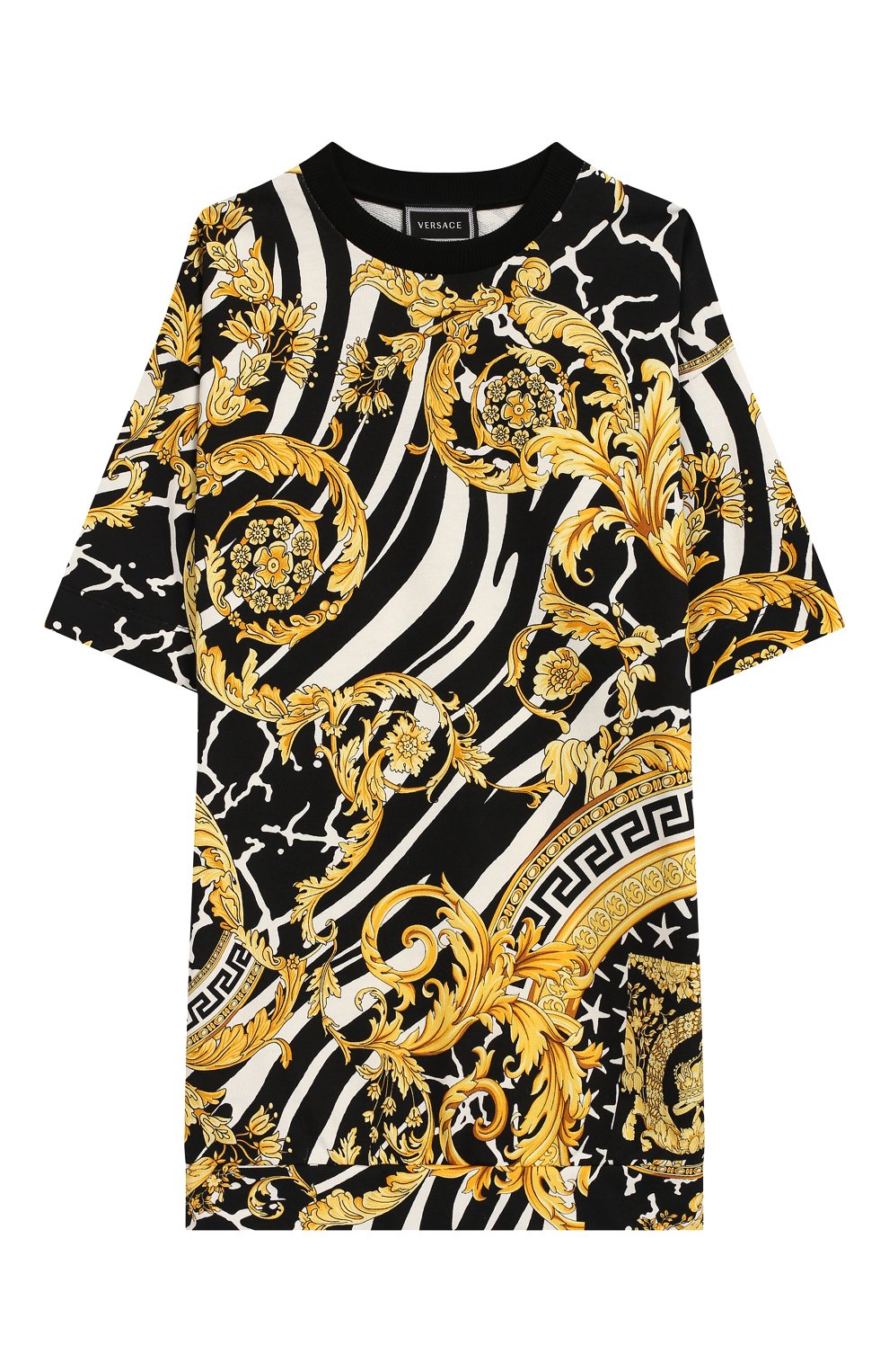 Хлопковое платье VERSACE, арт. YC000125/YA00277/8A-14A, фото 1