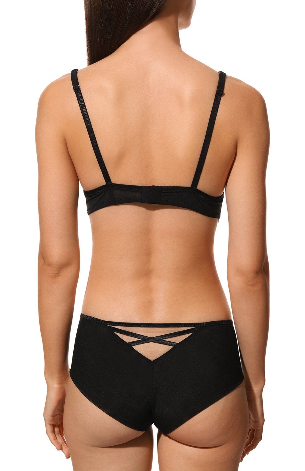 Трусы-слипы CHANTAL THOMASS черного цвета по цене 10960 руб., арт. T220166, фото 3 Трусы-слипы CHANTAL THOMASS, арт. T220166, фото 3