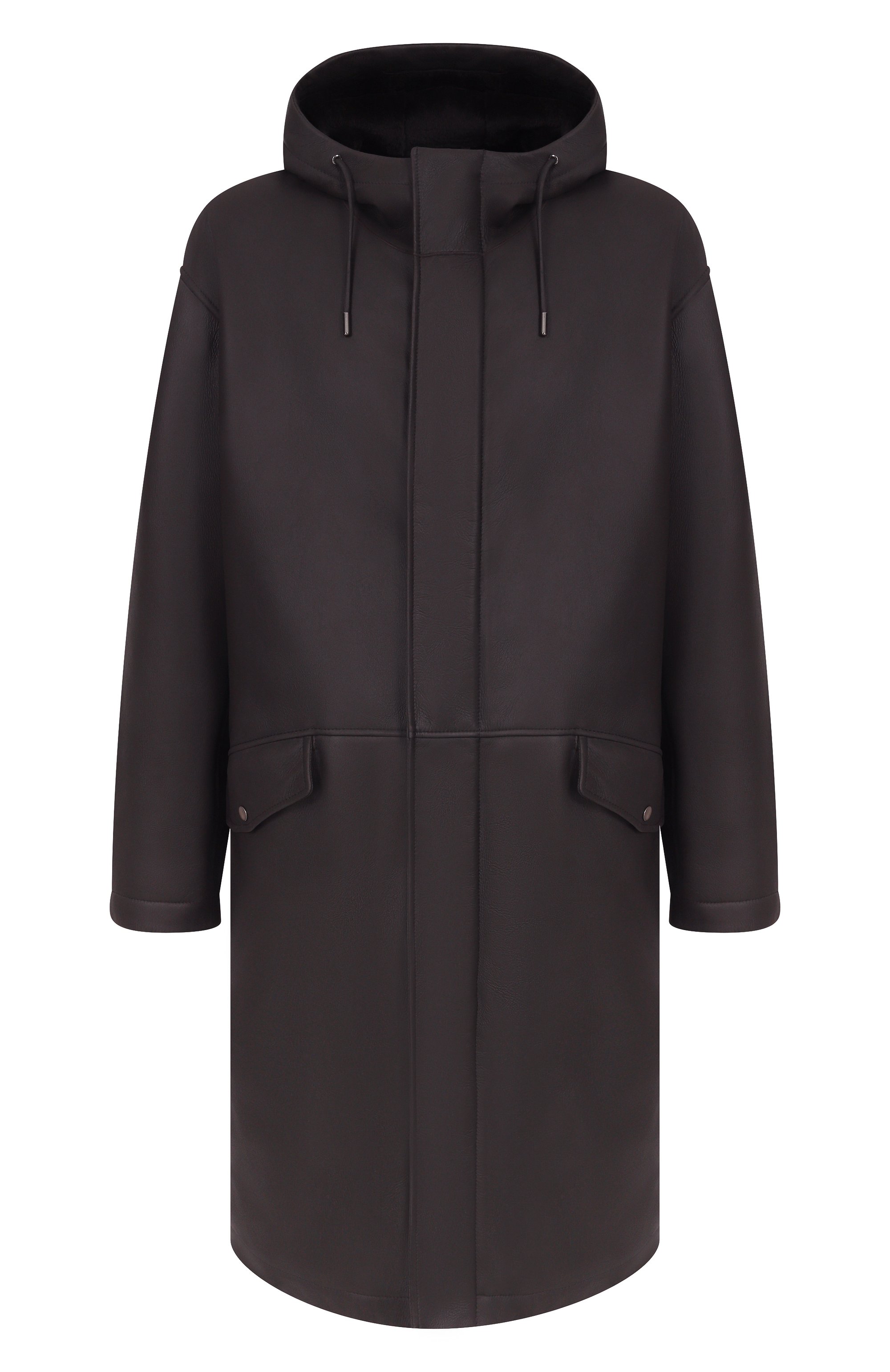 Дубленка из овчины MVST темно-коричневого цвета по цене 785000 руб., арт. M25.1PM.0006/TEMPESTA, фото 1 Дубленка из овчины MVST, арт. M25.1PM.0006/TEMPESTA, фото 1