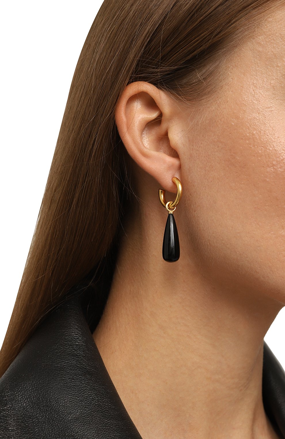 Серьги COPINE JEWELRY золотого цвета по цене 15400 руб., арт. MARFAG, фото 2 Серьги COPINE JEWELRY, арт. MARFAG, фото 2