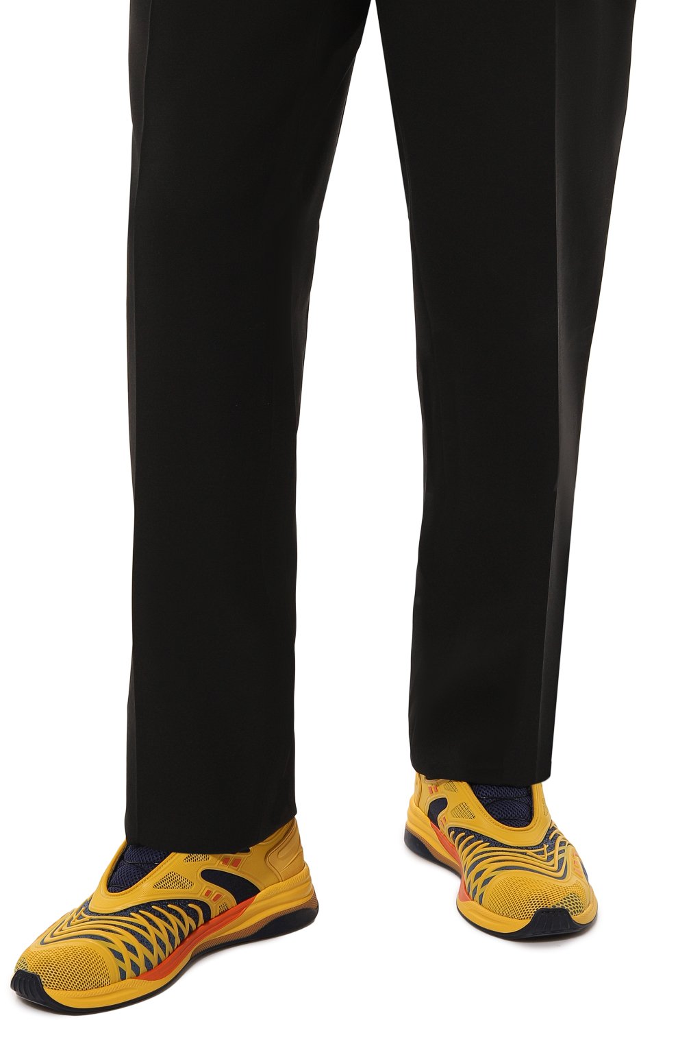 Комбинированные кроссовки ultrapace r GUCCI, арт. 624482 2FS10, фото 3