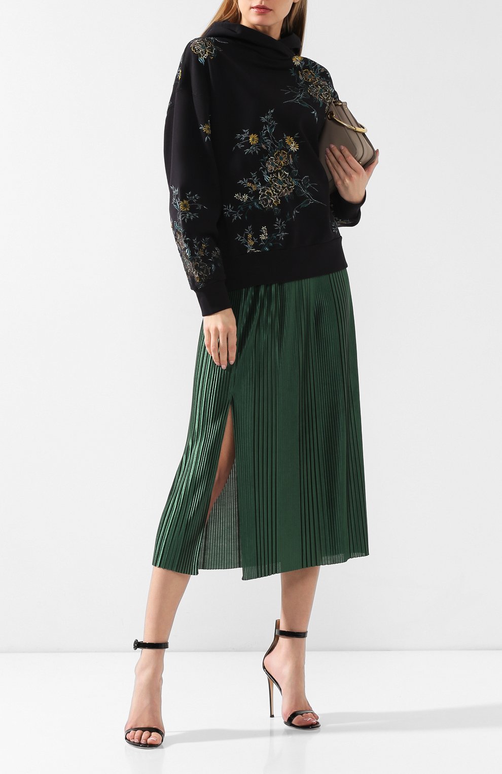 Плиссированная юбка GIVENCHY, арт. BW407S3Z1B, фото 2