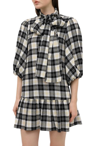 Платье REDVALENTINO черно-белого цвета по цене 51850 руб., арт. UR0VAT60/5CW, фото 3 Платье REDVALENTINO, арт. UR0VAT60/5CW, фото 3