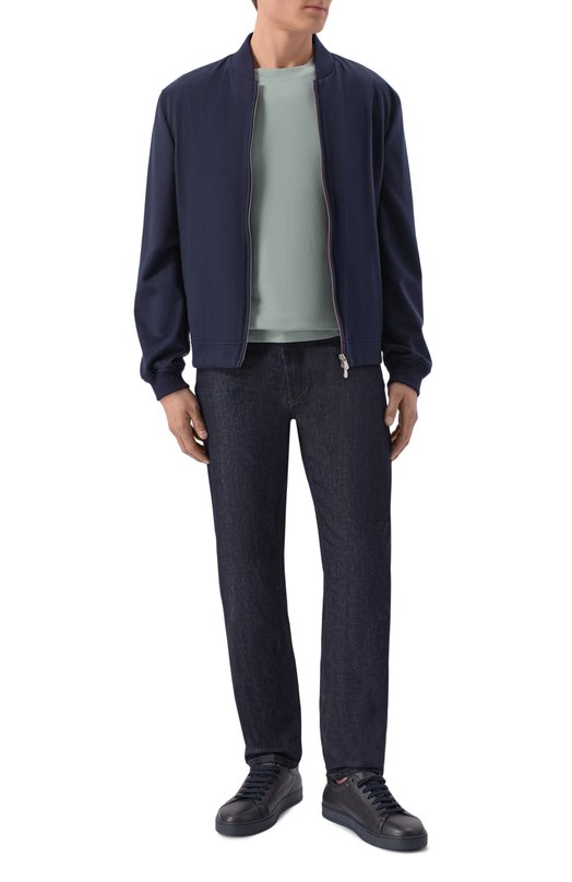 Хлопковая футболка Gran Sasso 60139/81001 Голубой  60139/81001 Фото 2