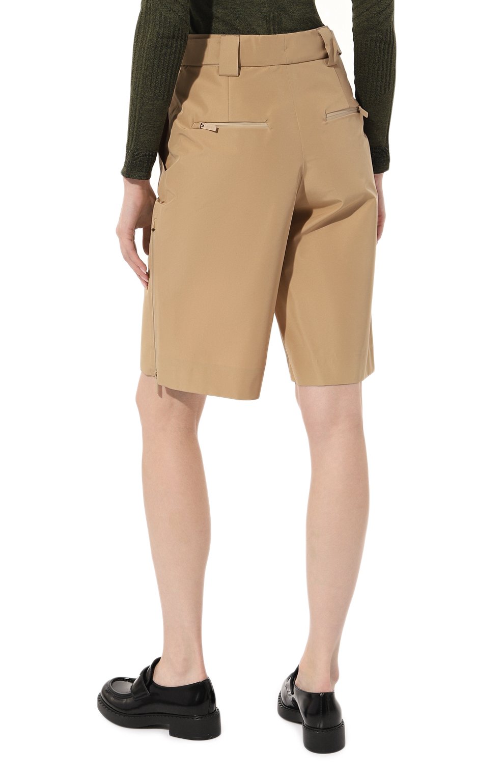 Шорты prada linea rossa PRADA бежевого цвета по цене 120000 руб., арт. 22H817-1V94-F0065-201, фото 4 Шорты prada linea rossa PRADA, арт. 22H817-1V94-F0065-201, фото 4
