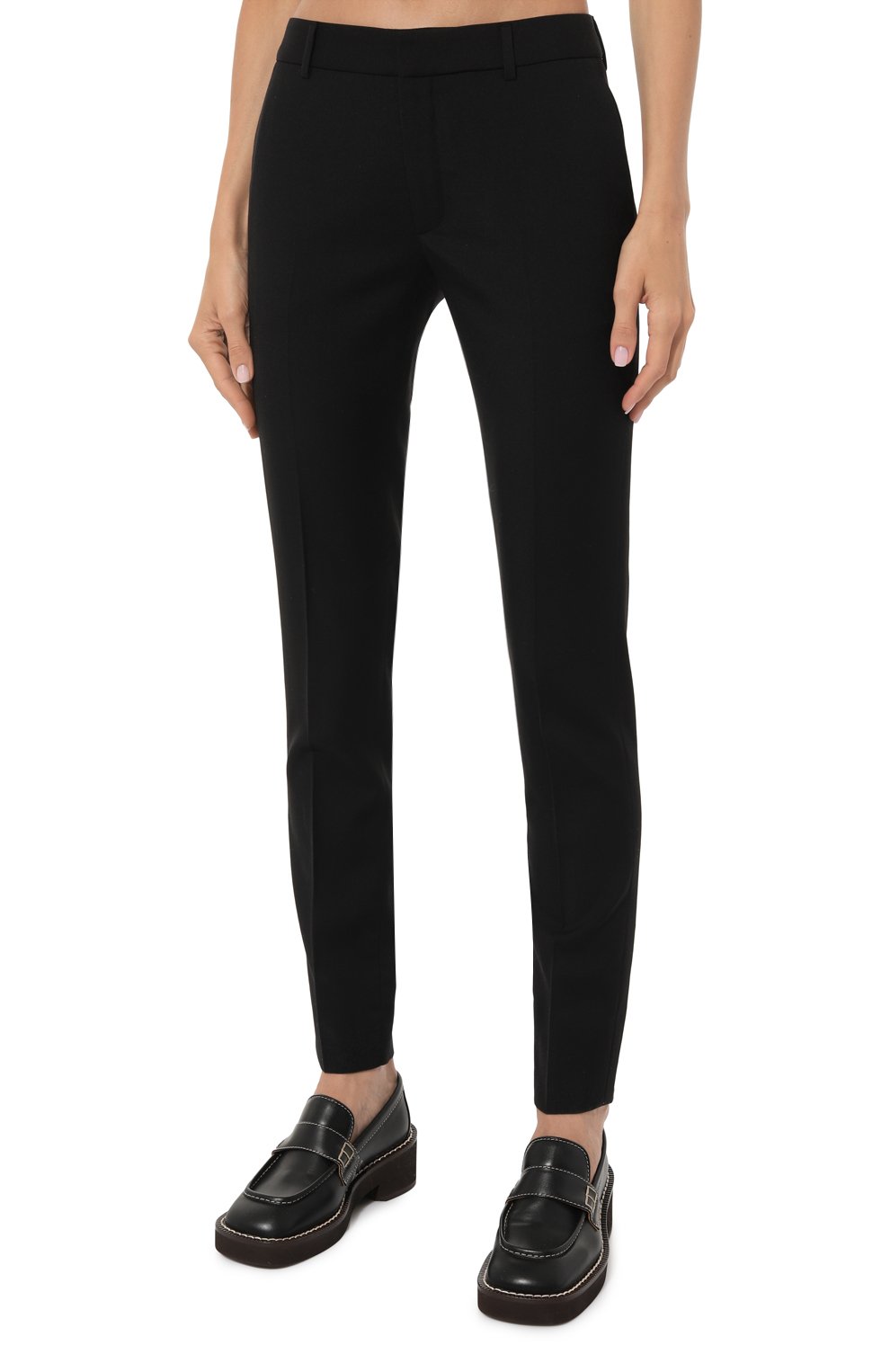 Шерстяные брюки SAINT LAURENT, арт. 517819, фото 3