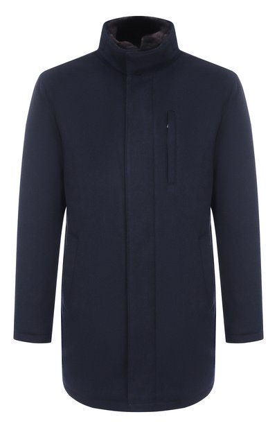 Мужская куртка с воротником из бобра ANDREA CAMPAGNA, арт. M0D/C0NN0R/052592GQ_SET