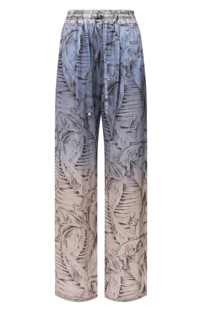 Женские шелковые брюки KITON, арт. D58115K0585G08