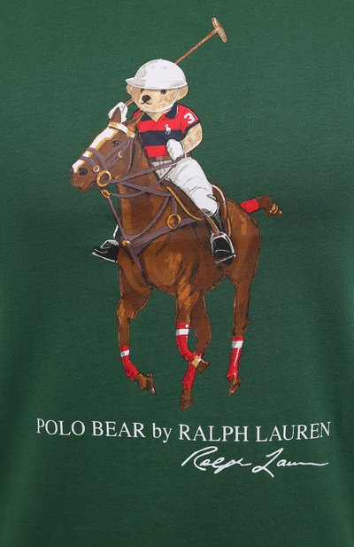 Хлопковая футболка POLO RALPH LAUREN, арт. 710853310, фото 5