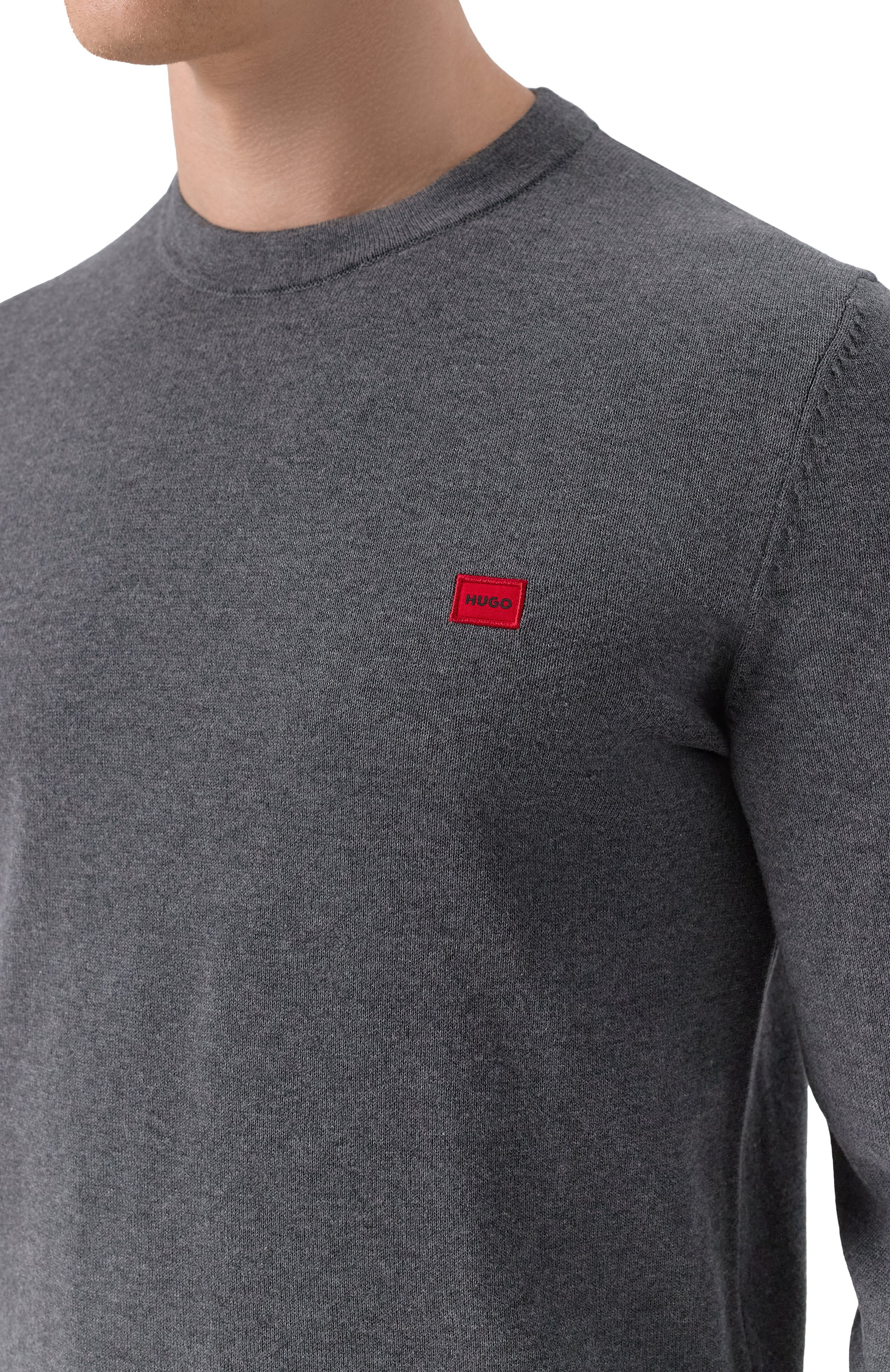 Хлопковый джемпер HUGO, арт. 50475083, фото 5