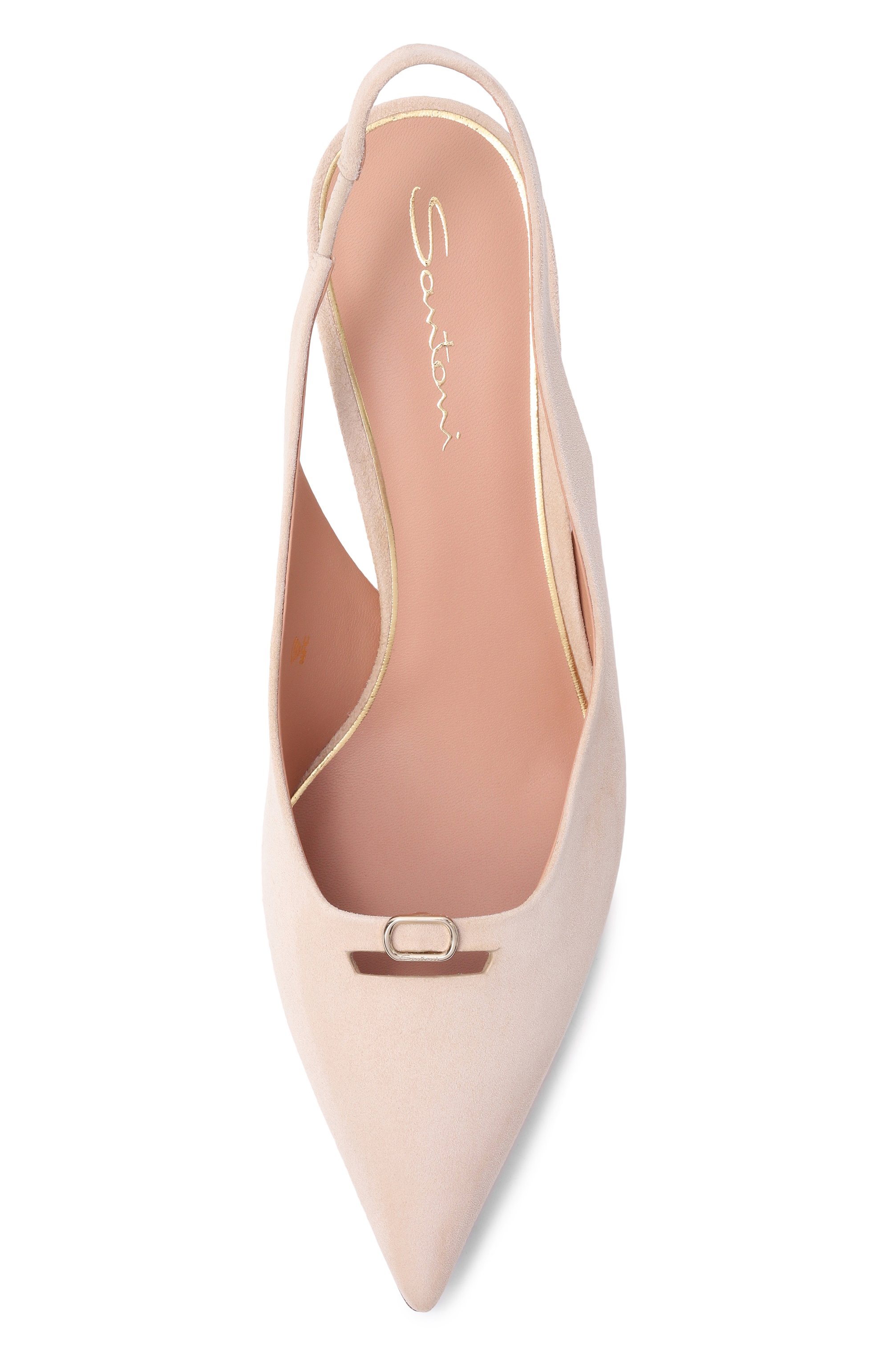 Замшевые туфли SANTONI, арт. WDIG71918HA2NHZW, фото 6