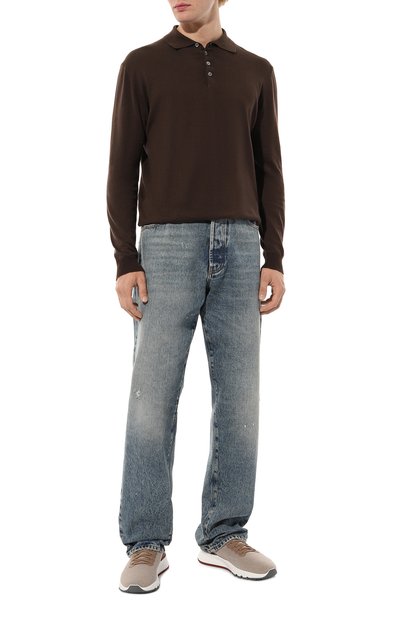 Текстильные кроссовки BRUNELLO CUCINELLI, арт. MZUWLBO253, фото 2