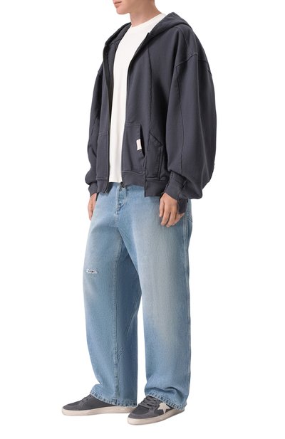 Мужские кожаные кеды ball star GOLDEN GOOSE DELUXE BRAND, арт. GMF00117.F008157